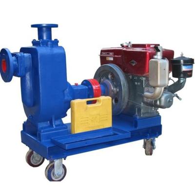 China ZW Type High Efficiency Self-priming Centrifugal Farmland Diesel Water Pump Irrigation Diesel Water Pump for sale