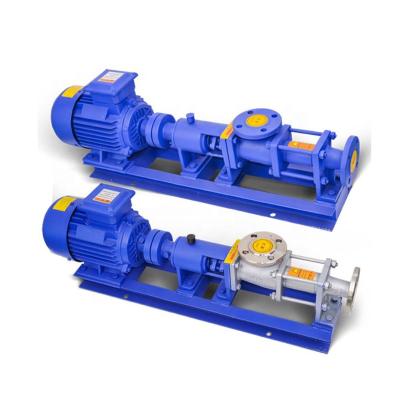 China Low Noise High Efficiency Slurry Pump Single Screw High Viscosity Slurry Suction Pump Output For Conveying Concrete for sale