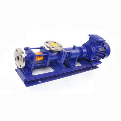 China Low noise high quality variable speed screw slurry pump high efficiency single stage pharmaceutical conveying thick screw pump for sale