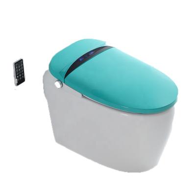 China Automatic Operation No Tank Intelligent Siphon Smart Screen Smart Toilet Seat With Seat Heating for sale