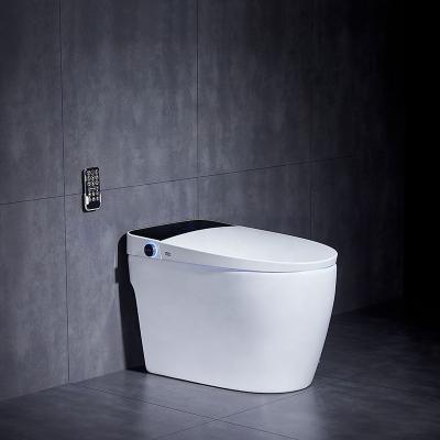 China Automatic Operation Mode Luxury Modern Sanitary Ware Automatic Bidet Ceramic One Piece Electronic Toilet for sale