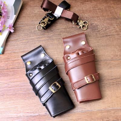 China Leather Leather Scissors Pocket Bag Kit Bag Purse for sale