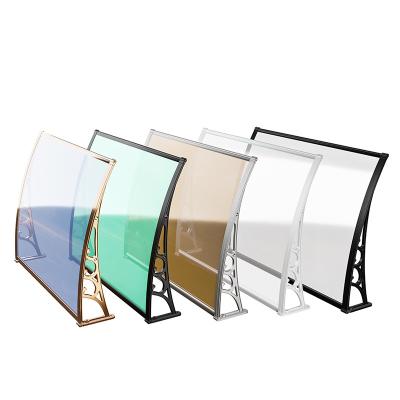 China Windproof and Shading DIY Clear Solid Polycarbonate Roof Sheet Canopy Tents Outdoor Window Tents for sale