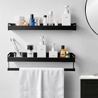 China Luxury Bathroom Storage Shelf Wall Mounted Waterresistent Type Over Toilet Floor Rack Shelf Plastic for sale