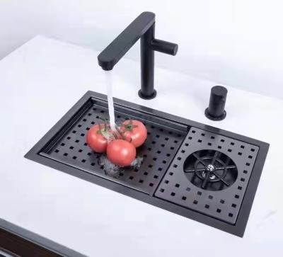 China With New Handmade Custom Faucet Cup Seal Sink Kitchen Sinks Stainless Steel With Hot And Cold Water Faucet Water Purification Filter for sale