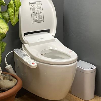 China Bathroom Smart Automatic Hot Electronic Bidet Cover Automatic Operation Toilet Seat Clean Dry Seat Heating WC Hygienic Bidet Toilet Seat Factory for sale