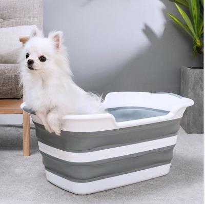 China Plastic Newborn Baby Folding Baby Tub Child Bath Tub Anti-scratch Pet Tubs Bath Pet Swimming Body Washing Portable Foldable Kids Eco-friendly for sale