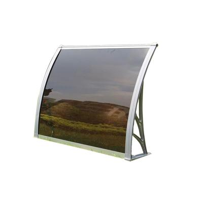 China Windproof and Shading Aluminum Metal Bracket Polycarbonate Door Canopy Tent for Balcony for sale