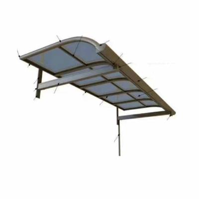 China Windproof and Shading High Quality Polycarbonate Tent Bracket Polycarbonate Window Tent Shelter Balcony Awning for sale