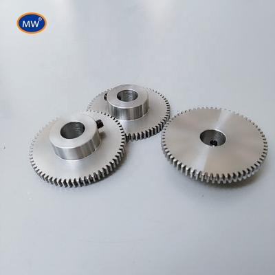 China Professional Industry Machinery High Precision DP32 64T Standard Steel Spur Gear for sale