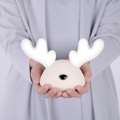 China 2021 Modern Hot Sale Modern Smart Night Deer Sleep Lamp Portable Rechargable Led Light Best Gift For Baby Bedroom for sale