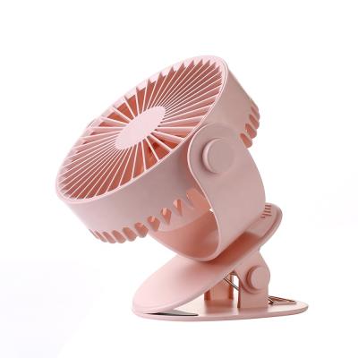 China 6 Inch Outdoor Rotating Battery Small Fan Home Office 3 Chargeable Wind Speeds Clip On Fan Portable USB Mini Clip Table Fan for sale