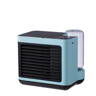 China Hotel Air Conditioner Fan D.C Evaportive Personal Desk Water Air Fan Small USB Portable Mini Room Air Cooler Fan For Office for sale