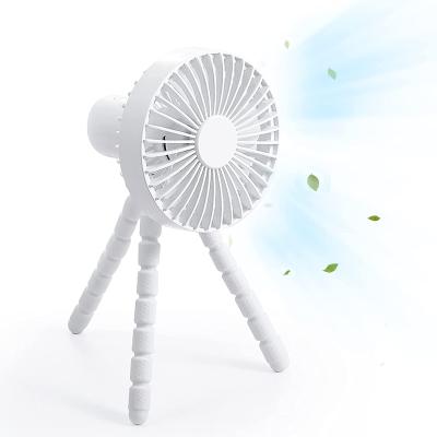 China Car Seat Free Portable Mini Fan Baby Stroller Tripod Design Electric Multi Functional Hands Flexible Fan for sale