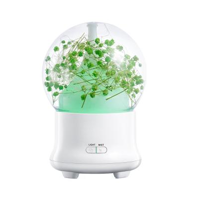 China 2021 Best Oil Diffuser New Products Outdoor Ultrasonic Soft Aromatherapy Humidifier Essential Oil Aroma Diffuser With 7 Colored Light for sale