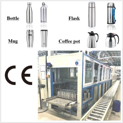 China Factory Vacuum Flask Making Machine Automatic Ultrasonic Washing Machine Cup Making Insulated Bottle Production Line for sale