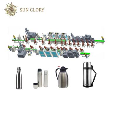 China Sun Glory Stainless Steel Travel Cup Desktop PORTABLE Water Cup Bottle Making SS Vacuum Flask Coffee Mug Thermos Machine Production Line for sale