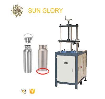 China Building Material Stores Sun Glory Single Wall Bottle Insulated Flask Making and Hydraulic Bottom Expanding Machine for sale