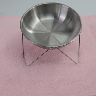 China Sustainable Fashion Stainless Steel Dog Bowl Pet Feeding Cats Rolls Drinking Station Dog Food Rolls Stainless Steel Pet Feeder Stainless for sale