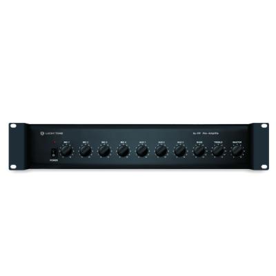 China MIC1 overrides other input signals with 0~30 dB attenuation Lucky Tone Analog PA controls for audio and paging system with audio mixer in preamplifier powered for sale