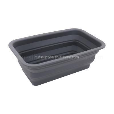 China 100% Viable High Quality Food Grade Silicone Collapsible Beer Bucket Collapsible Bowls For Freezing Beer for sale