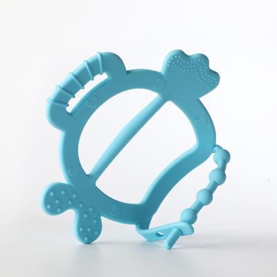 China Food Grade Child Products Bpa Silicone Teether Chew Free Soft Silicone Teething Toy For Baby for sale