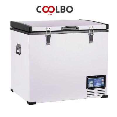 China ABS Electric Car Cooler 115L Large Capacity Electric Car Portable Fridge Freezer For Car Truck SUV RV for sale