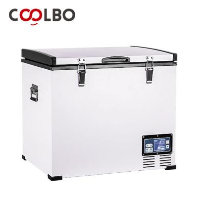 China PP+ABS Single Door Large Capacity DC 75l Car Fridge Freezer for sale