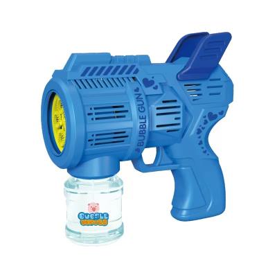 China Electronic Automatic Fan Toy For Kids Lighting Toy Upper Magic Bubble Gun Lamp And Music Outdoor Party for sale