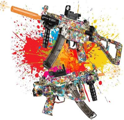 China Funny Toy Upper Splatter Ball Gun Gel Painting Outdoor Ball Blasters Electric Water Toy Guns for sale