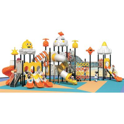 China Wooden Customization Kids Playground Equipment Theme Park Obstacle Outdoor Plastic Slide Playground Set for Children for sale