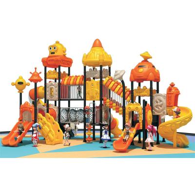 China Wooden Top Quality Amusement Park Equipment Kids Outdoor Games Play Sets Playground Plastic Slides For Sale for sale