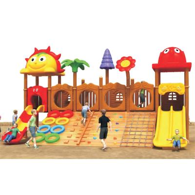 China Wooden China Manufacturer Outdoor Games Children Favorite Slide and Climb Combination Playground for sale