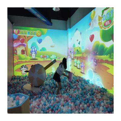 China Children Indoor Games In Kids Amusement Park Interactive Indoor Ball smashing Games Interactive Wall Projection Customized for sale