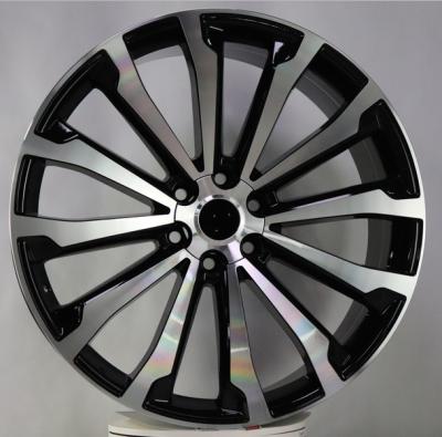 China ALLOY 24 Inch Big Size Alloy Wheels Black Machine Face Fit For 6x139.7 Car Rims for sale