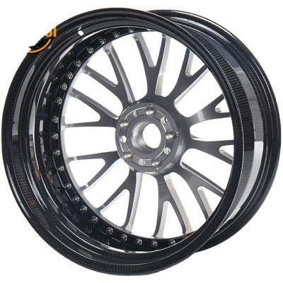 China Carbon fiber customize pcd rim sale Canton size 19 20 inch alloy wheel fit for other auto parts with good price for sale