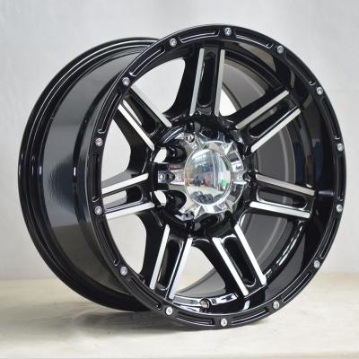 China 14 15 16 Inch Deep Lip Aluminum Wheels 114.3-139.7 PCD 4x4 Off Road Style CB 66.1-110.5 Fit For Light Truck for sale