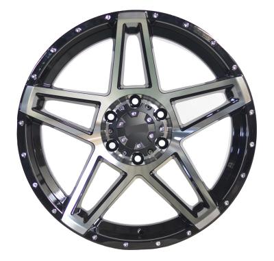 China Aluminum offroad rims star alloy wheels 20x10 20 inch wheels with PCD rines 6x139 5holes beadlock wheel fit for llanta Para 4x4 for sale