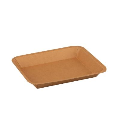 China Paper Tray High Quality Best Price disposable craft cusrtom made flat shape tray French fries box for sale