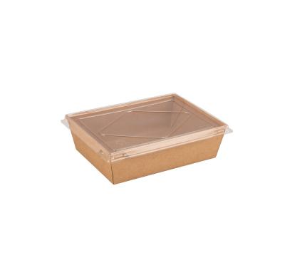 China Disposable Hot Hamburger Serving Tray Competitive Price Selling Shop With PET Lids For Food Packaging for sale