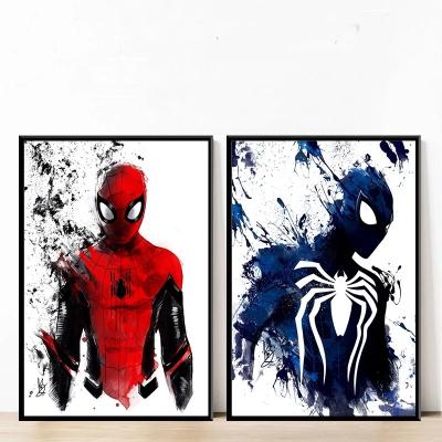 China Modern Graffiti Watercolor Spider Art Poster and Prints Picture Wonder Canvas Paintings Wall Art Living for Room Decor Home Decor for sale