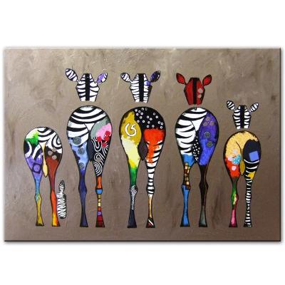 China Colorful Art Prints African Animals Animals Art Paintings On The Wall Pictures For Living Room Modern Home Canvas Abstract Decor for sale