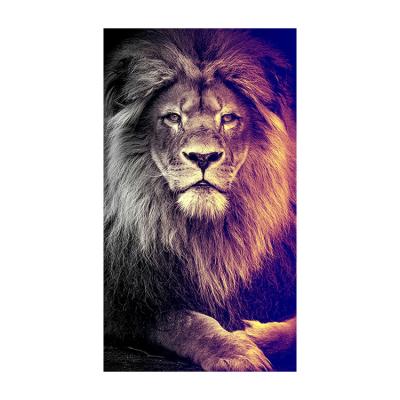 China African Modern Modern Lion Wall Art Canvas Print Posters and Animals Art Canvas Paintings for sale