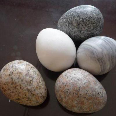 China egg shape egg shape decorative stone decorative stone for sale