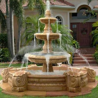 China Large Modern Hot Sale Garden Marble Water Fountain for sale