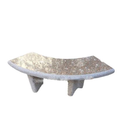 China Outdoor Gray Park Garden Bench Stone Park Benches Granite Bench for sale