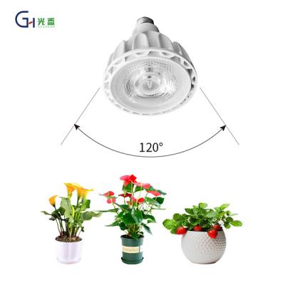 China Seed Starting Made In China Factory Greenhouse Grow Lamp Light High Efficiency LED 24W Plant Growth Lamp for sale