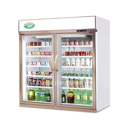 China 2020 Hot Sale Single-temperature Display Liquid Temperature Display Meat Cooler Upright Cooler for sale