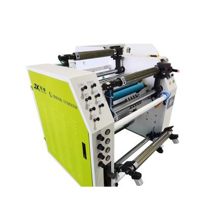 China Factory JX-500 PE Film Slitting Machine High Speed ​​Plastic Stretch Rewinder for sale