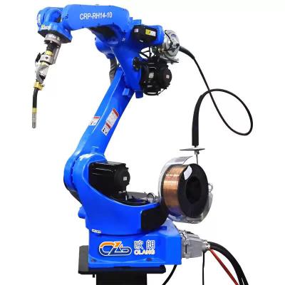 China Automatic Robotic Fiber Laser Welding Equipment With 6 Axis Robot Arm for sale